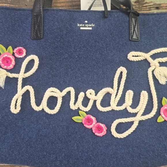 Kate Spade 25th Birthday "Howdy" Tote - Picture 5 of 11